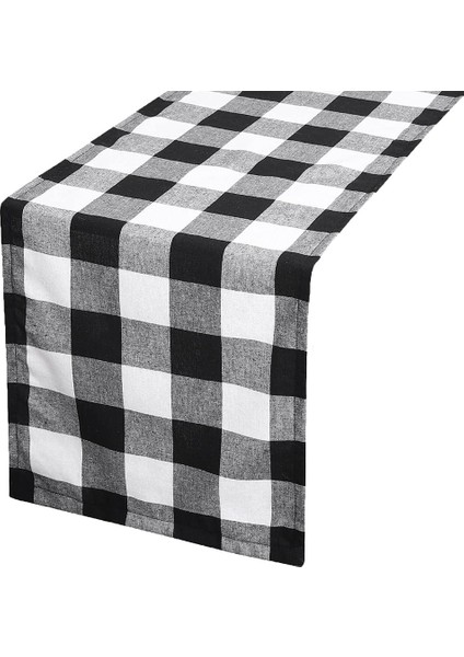Xin Yue Zhang Parti Noel Etkinlikleri Ev Dekorasyonu Için 13X70INCH Masa Koşucu, Akşam Yemeği Masa Koşucularını Kontrol Edin (Yurt Dışından)