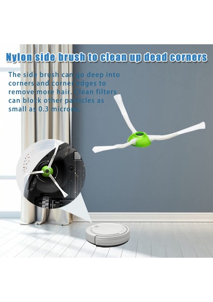 Xin Yue Zhang Yedek Parçalar Yan Fırça Hepa Filtre Toz Torbası I7 I7+ I3+ I4+ E5 E6 E7 Elektrikli Süpürge Aksesuarları (Yurt Dışından) indirimleri