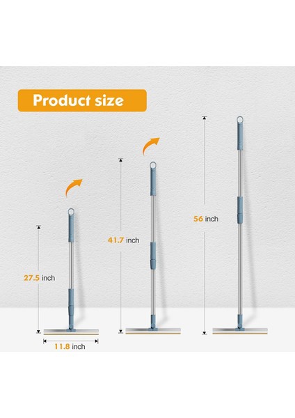 Evcil Hayvan Saçları Için Yeniden Kullanılabilir Sökücü Ayarlanabilir Uzun Saplı Halı Tırmık Sökücü Gömülü Kürk Kazıyıcı ve Köpek Tüyleri Çıkarıcı (Yurt Dışından) modelleri