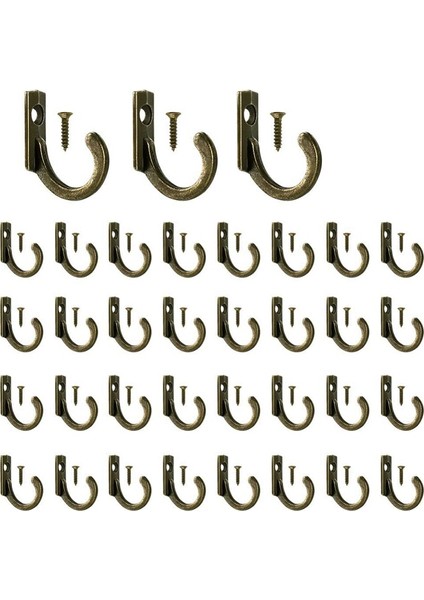 Xin Yue Zhang 58 Parça Duvara Monte Kanca, Küçük Askı, Kahve Fincanlarını Asmak Için Tekli Askı, Mutfak Havlusu Bronz (Yurt Dışından)