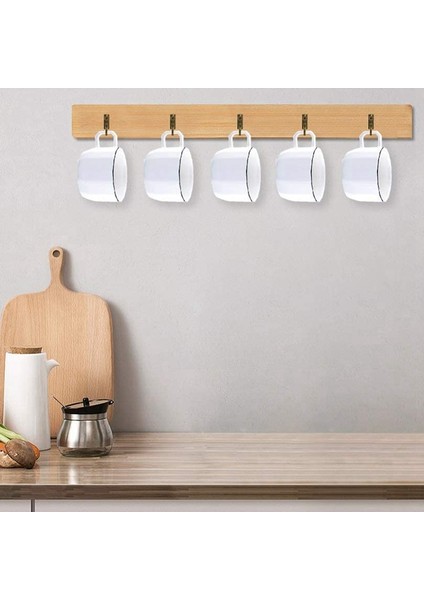 Xin Yue Zhang 58 Parça Duvara Monte Kanca, Küçük Askı, Kahve Fincanlarını Asmak Için Tekli Askı, Mutfak Havlusu Bronz (Yurt Dışından) modelleri