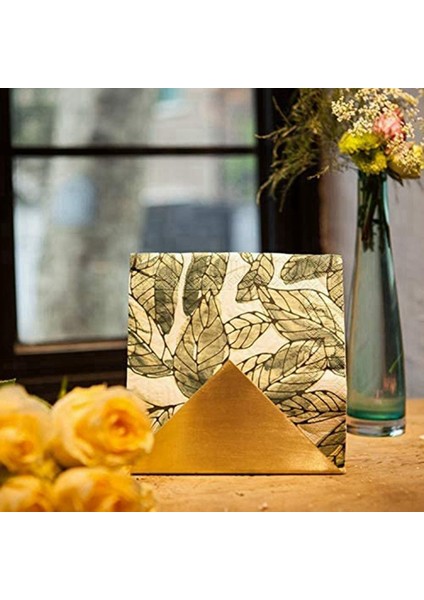 Altın Peçete Tutucu Çelik Kağıt Mendil Kağıt Peçete, Yemek Masası Dekoru Için Dikey Peçete Tutucu (Yurt Dışından) indirimleri