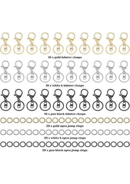 Xin Yue Zhang Anahtarlık Popüler Metal Kaplama Istakoz Kapat Dönen Anahtar Kancası Zincir Takı Yapımı Bileşenleri Anahtarlık Için, B (Yurt Dışından) fırsatları