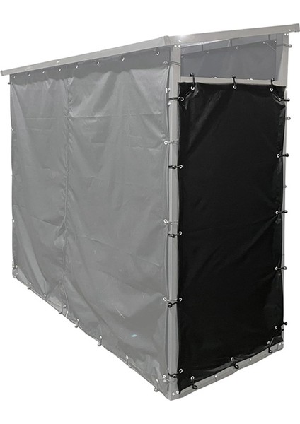 2 Adet Hava Koşullarına Dayanıklı Perde Seti, Ahşap Döken Polyester Panel Perde 70X185 cm Ahşap Raf Için Uygun (Yurt Dışından)
