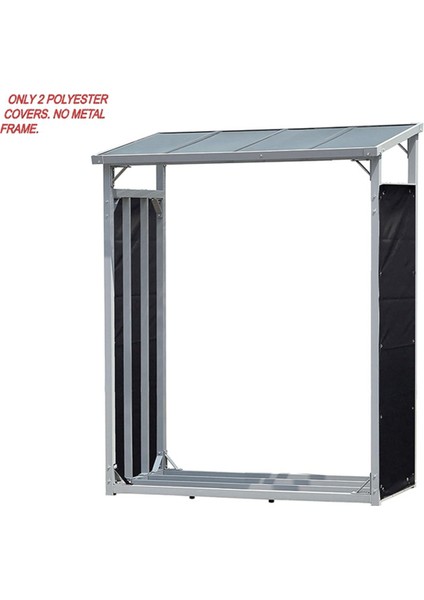 2 Adet Hava Koşullarına Dayanıklı Perde Seti, Ahşap Döken Polyester Panel Perde 70X185 cm Ahşap Raf Için Uygun (Yurt Dışından)