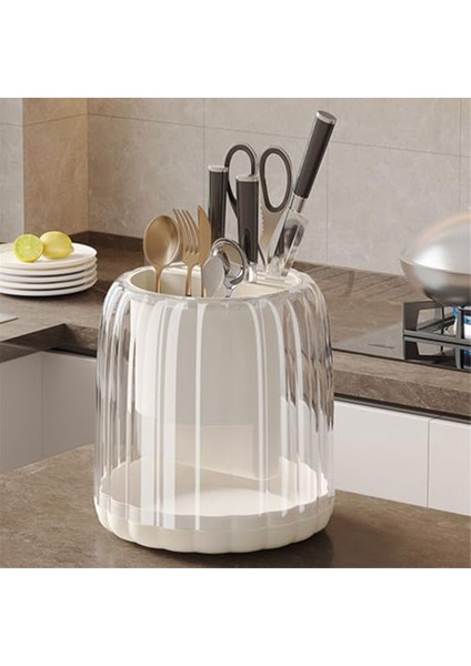 360°DÖNME Kapasiteli Pişirme Gereç Tutucu,tezgah Üstü Gereç Tutucu,çatal Süzgeç Tutucu,plastik Gereç Rafıa (Yurt Dışından) fiyatları