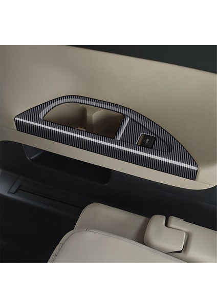 Alphard/vellfire 40 Serisi 2023+ Üçüncü Drenaj Kupası Çerçeve Iç Trim Aksesuarları Karbon Fiber Desen (Yurt Dışından) fırsatları