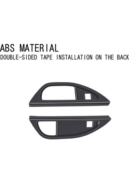 Alphard/vellfire 40 Serisi 2023+ Üçüncü Drenaj Kupası Çerçeve Iç Trim Aksesuarları Karbon Fiber Desen (Yurt Dışından) indirimleri