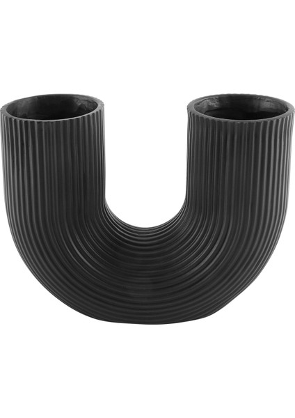 Xin Yue Zhang U Şekli Vazo Estetik Çiçek Vazo Modern Kurutulmuş Çiçekler Reçine Saksı Cachepot Çiçekler Ofis Ev Dekorasyon Için B (Yurt Dışından)