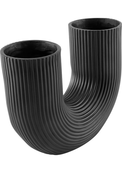 Xin Yue Zhang U Şekli Vazo Estetik Çiçek Vazo Modern Kurutulmuş Çiçekler Reçine Saksı Cachepot Çiçekler Ofis Ev Dekorasyon Için B (Yurt Dışından) modelleri