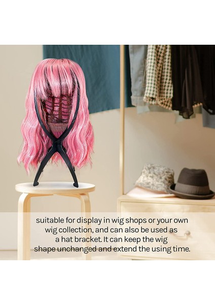 Peruk ve Peruk Standı, Peruk Peruk Sergilerini Sergilemek Için Dayanıklı Peruk Tutucu Standları (Pembe) (Yurt Dışından) fiyatları