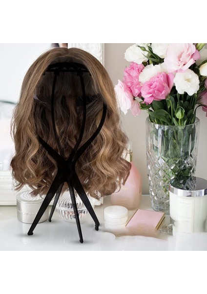 Peruk ve Peruk Standı, Peruk Peruk Sergilerini Sergilemek Için Dayanıklı Peruk Tutucu Standları (Pembe) (Yurt Dışından) modelleri