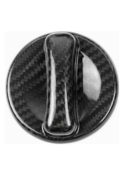 Araba Yakıt Deposu Kapağı Trim Gerçek Karbon Fiber Kapak Evrensel (Karbon) (Yurt Dışından)