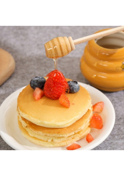 Ξ Ny Ue Zhang Seramik Arı Kovanı Bal Kavanozu ve Ahşap Kepçe Bal Kavanoz Kapaklı Bal Kavanoz Malzemeleri Için Karıştırma Çubuğu Mutfak Aksesuarları (Yurt Dışından) fiyatları