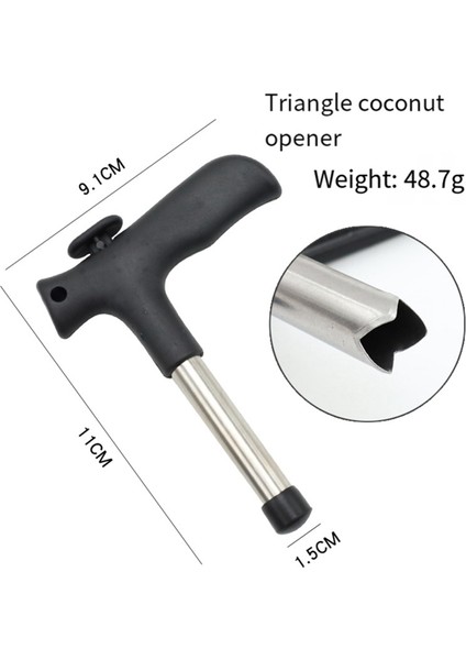 Paslanmaz Çelik Hindistan Cevizi Açıcı Aracı, Saman Deliği Oluşturucu Güvenli ve Kolay Açılır Hindistan Cevizi Aracı, Küçük (Yurt Dışından) fırsatları