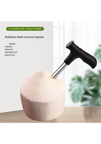 Paslanmaz Çelik Hindistan Cevizi Açıcı Aracı, Saman Deliği Oluşturucu Güvenli ve Kolay Açılır Hindistan Cevizi Aracı, Küçük (Yurt Dışından) indirimleri