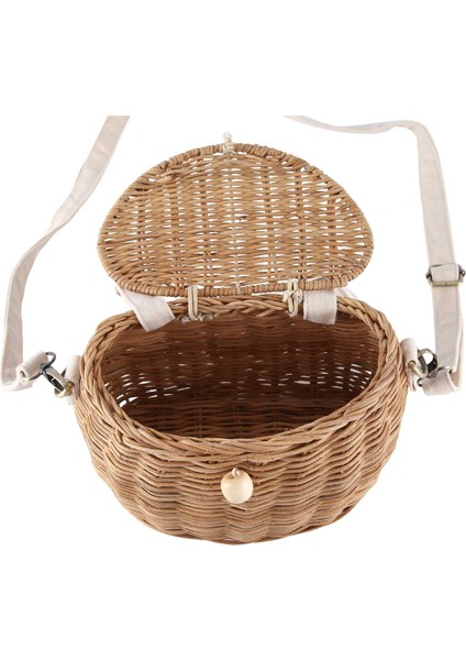 Xin Yue Zhang Arka Sepet Çocuk Bisiklet Sepeti El Yapımı Tattan Çanta Sepeti Çocuk Sırt Çantası (Yurt Dışından) fırsatları