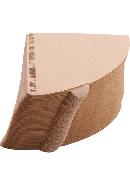 Kahve Filtresi, 200PCS V-Şekilli Tek Kullanımlık Ağartılmamış Filtre, Kahve Damlatıcı Konileri (2-4 Bardak) (Yurt Dışından)