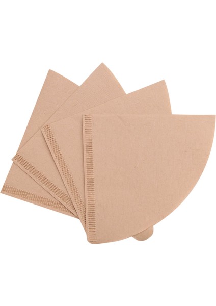 Kahve Filtresi, 200PCS V-Şekilli Tek Kullanımlık Ağartılmamış Filtre, Kahve Damlatıcı Konileri (2-4 Bardak) (Yurt Dışından)