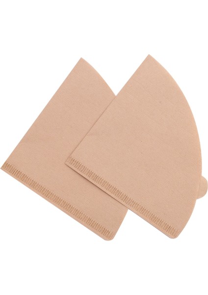 Kahve Filtresi, 200PCS V-Şekilli Tek Kullanımlık Ağartılmamış Filtre, Kahve Damlatıcı Konileri (2-4 Bardak) (Yurt Dışından)