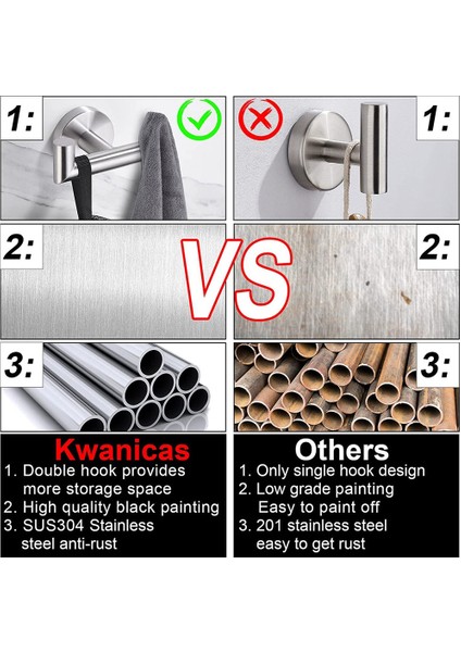 Xin Yue Zhang Banyolar Için Havlu Kancaları, Mutfak Banyo Için Fırçalanmış Nikel Havlu Kancası, Havlu Asmak Için, Mont, Sünger, Giysi Gümüş (Yurt Dışından) fırsatları