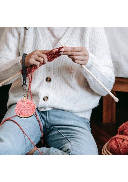 Xin Yue Zhang Adet Taşınabilir Bilek Iplik Tutucu, Ahşap Bilek Iplik Tutucu, Örgü Crochete Için Iplik Dolaşmasını ve Yanlış Hizalanmasını Önler, C (Yurt Dışından)