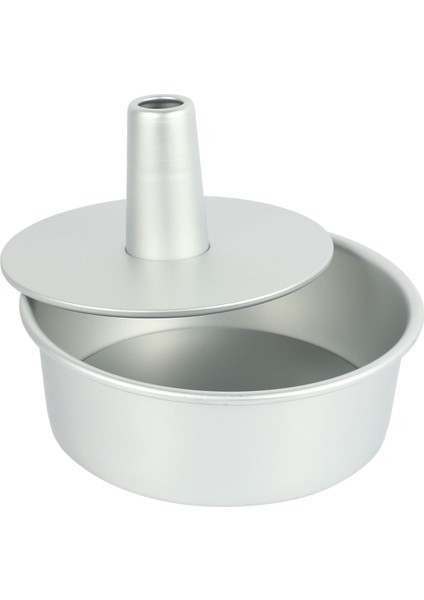 Xin Yue Zhang 8 Inç Alüminyum Alaşımlı Yuvarlak Şifon Kek Tava Çıkarılabilir Alt Içi Boş Baca Kek Kalıbı Diy Pişirme Kek Araçları (Yurt Dışından)