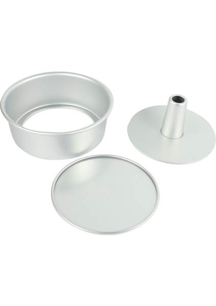 Xin Yue Zhang 8 Inç Alüminyum Alaşımlı Yuvarlak Şifon Kek Tava Çıkarılabilir Alt Içi Boş Baca Kek Kalıbı Diy Pişirme Kek Araçları (Yurt Dışından) fırsatları