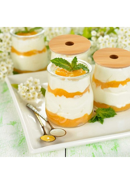 Xin Yue Zhang Yeniden Kullanılabilir Bambu Kavanoz Kapakları Geniş Ağızlı Kavanoz Için Saman Delikli 70MM Bambu Kavanoz Kapakları (Yurt Dışından) modelleri