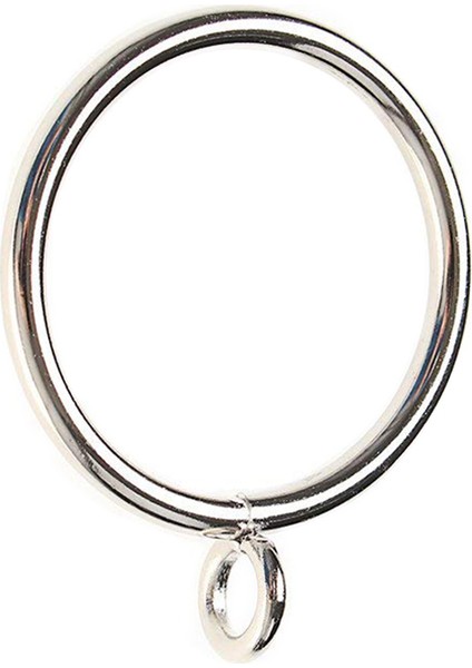 Xin Yue Zhang 40'lı Paket Perde Halkaları, 38MM Iç Çaplı Demir Perde Halkaları Perdeler ve Çubuklar Için Asma Halkaları, Gümüş (Yurt Dışından)