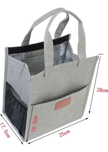 Xin Yue Zhang Bento Öğle Yemeği Kutusu Termal Çanta Kapasiteli Gıda Fermuarlı Saklama Torbaları Konteyner Kadınlar Için Soğutucu Seyahat Piknik Çanta(A) (Yurt Dışından) indirimleri