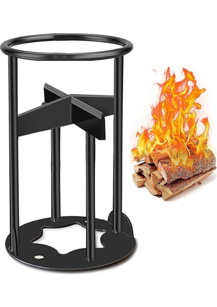 Kindling Splitter Yakacak Odun Ağır Hizmet Tipi Ahşap Splitter Manuel Splitter Yakacak Odun Kesici Kış Ev Kamp Alanı Için Siyah (Yurt Dışından)