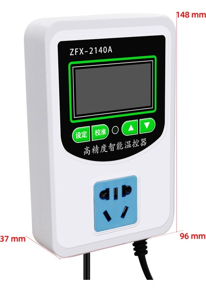 Xin Yue Zhang ZFX-2140A Yüksek Hassasiyetli Akıllı Termostat Mikrobilgisayar Termostat Sıcaklık Kontrol Anahtarı Abd Tak (Yurt Dışından)