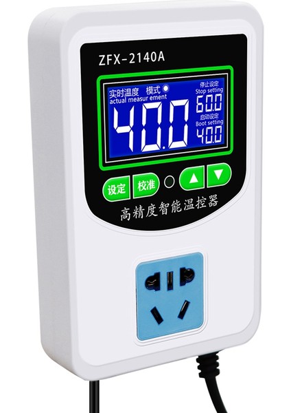 Xin Yue Zhang ZFX-2140A Yüksek Hassasiyetli Akıllı Termostat Mikrobilgisayar Termostat Sıcaklık Kontrol Anahtarı Abd Tak (Yurt Dışından)