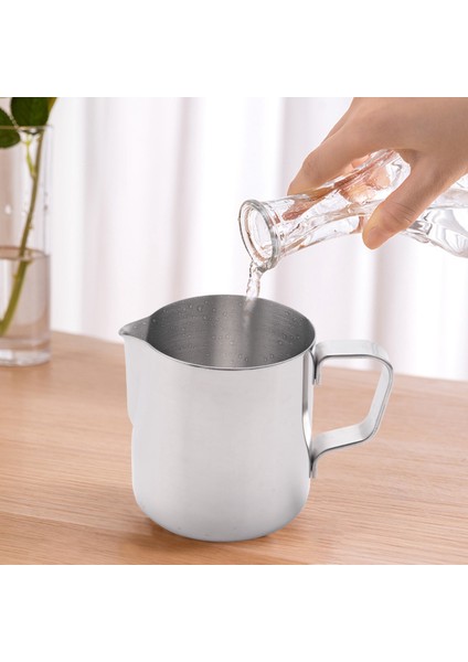 Xin Yue Zhang Süt Sürahisi Süt Sürahi Paslanmaz Çelik Süt Kaseleri Zanaat Kahve Latte Süt Köpürtme Sürahi Latte Sanat (200ML) (Yurt Dışından)