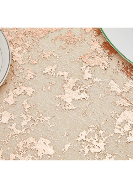 Gül Altın Masa Koşucu Glitter Metalik Ince Örgü Masa Koşucu Düğün Için Sparkly Masa Süslemeleri, Gelin Duş (Yurt Dışından) fırsatları
