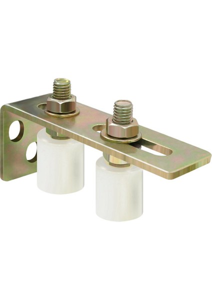 1 Adet Veranda Kapısı Parça Kılavuz Silindirleri Sürgülü Kapı Kılavuz Silindirleri L Sütunu Braketi ile Ayarlanabilir Çift Naylon Silindirler (Yurt Dışından)