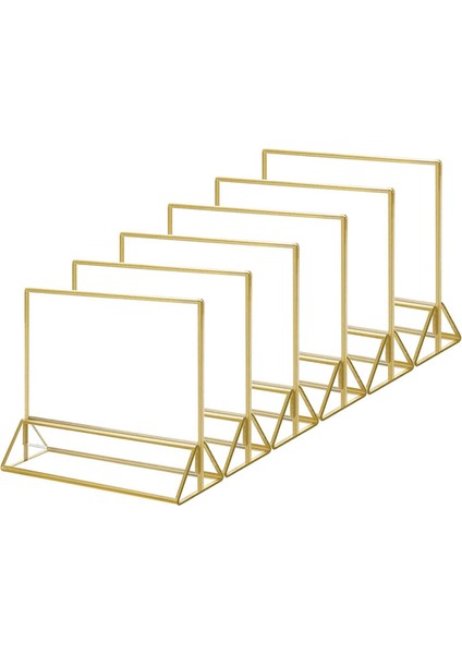 Yatay Şeffaf Akrilik Burcu Tutucu Çift Taraflı Masa Menü Resim Çerçeveleri Düğün Masa Numaraları Restoran Tabelaları A (Yurt Dışından) fiyatları