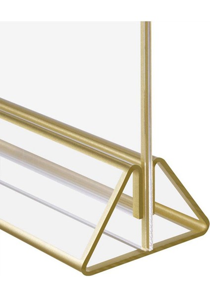 Yatay Şeffaf Akrilik Burcu Tutucu Çift Taraflı Masa Menü Resim Çerçeveleri Düğün Masa Numaraları Restoran Tabelaları A (Yurt Dışından) fırsatları