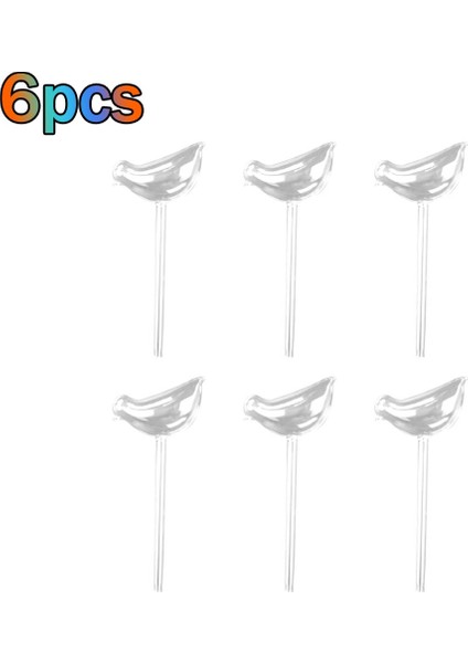 Xin Yue Zhang 6 Adet Bitki Suluk Kendi Kendine Sulama Küresi Kendi Kendine Sulama El Üflemeli Şeffaf Cam Bitki Su Ampulü Kapalı/açık Sulama (Yurt Dışından) fiyatları