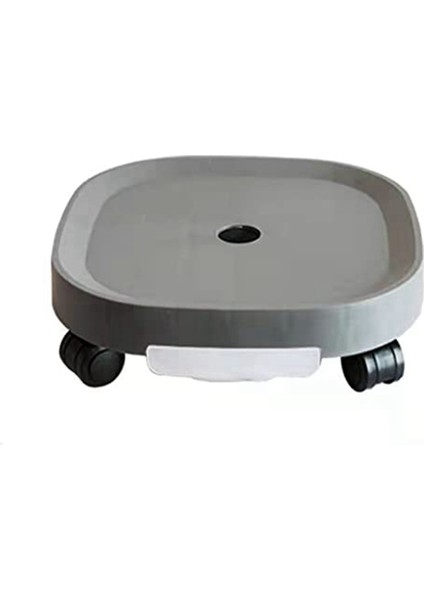 Bitki Paleti,tekerlekli ve Su Hazneli Bitki Standı, Saksı, Rulolu Yuvarlak Saksı, Beyaz (Yurt Dışından)