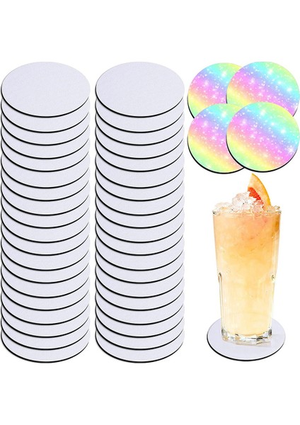 Ξ Ny Ue Zhang Yuvarlak Süblimasyon Boş Coaster Süblimasyon Boş Coaster Süblimasyon Isı Transfer Coaster Sıcak Preslenmiş Coaster 16 Adet (Yurt Dışından)