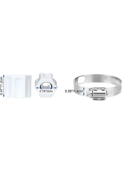 Xin Yue Zhang CL200 220 Çevrimdışı Besleyici Bağlantı Paketi Için Eyer Kelepçeli Klorlayıcı Besleyici Hortumu Boru Yüzme (Yurt Dışından) fiyatları