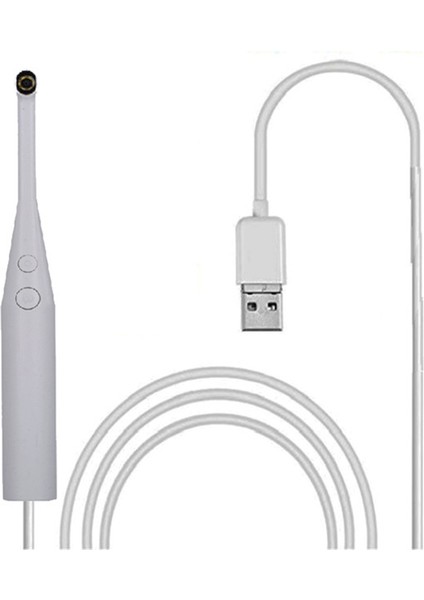 2mp 720P Intraoral Dental Kamera Endoskop 6led USB - Beyaz (Yurt Dışından)