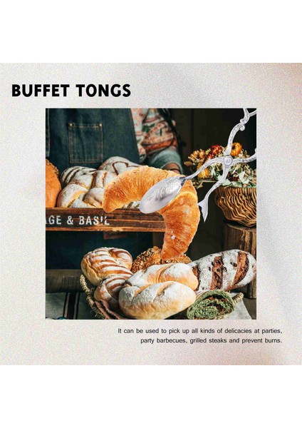 Xin Yue Zhang Büfe Maşası Yemek Servis Maşası Salata Maşası Kek Maşası Ekmek Maşası Mutfak Yemek Maşası (Yurt Dışından)
