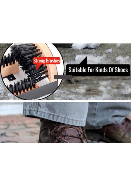 Çizme Fırçası Iç ve Dış Mekan Temizleme Ayakkabı Fırçaları Tüm Hava Koşullarına Uygun Endüstriyel Ayakkabı Temizleyici ve Kazıyıcı Fırça (Yurt Dışından) fırsatları