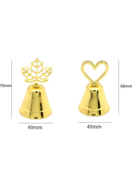 8 Adet 2 Stilleri Altın Yer Kartı Sahipleri Çan Şekli Masa Numarası Tutucular Jingle Bell Kitap Notu Fotoğraf Standı Klipleri Ev Dekor (Yurt Dışından) fırsatları