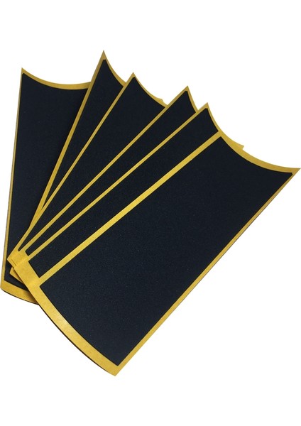 Xin Yue Zhang 40 Adet/grup Siyah Klavye Güverte Kesilmemiş Bant Çıkartmalar Siyah Köpük Kaymaz Bant Çıkartmalar 38MM x 110MM (Yurt Dışından)