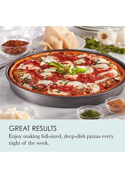 Mutfak Pizza Tavası 12 Inç Yapışmaz Yuvarlak Fırın Tepsisi Için Pizza Pan Pişirme Kalıbı (Yurt Dışından)