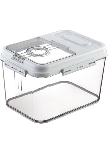 7.5 kg Pirinç Saklama Kutusu Tahıl Pirinç Dağıtıcı Tahıllar Kova Kahve Çekirdeği Evcil Hayvan Gıda Depolama (Yurt Dışından)